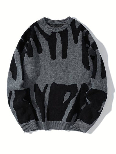 Mika Roelof Pull Homme Col Rond – Style Moderne et Confort Optimal pour l'Hiver