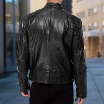 Wilhelm Veste en Cuir Premium pour Homme – Élégance et Confort en Cuir Véritable