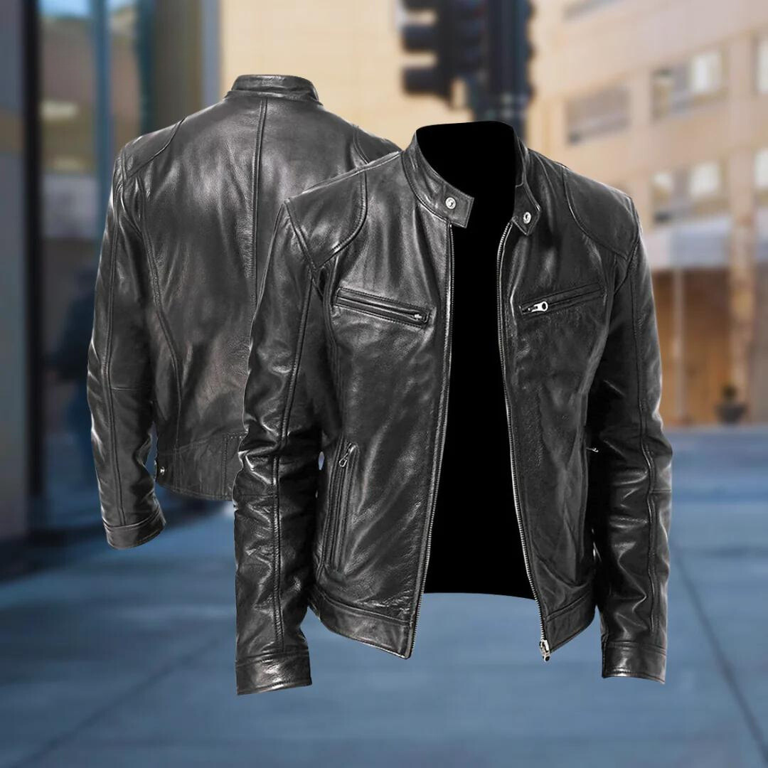 Wilhelm Veste en Cuir Premium pour Homme – Élégance et Confort en Cuir Véritable