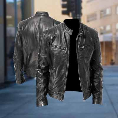 Wilhelm Veste en Cuir Premium pour Homme – Élégance et Confort en Cuir Véritable
