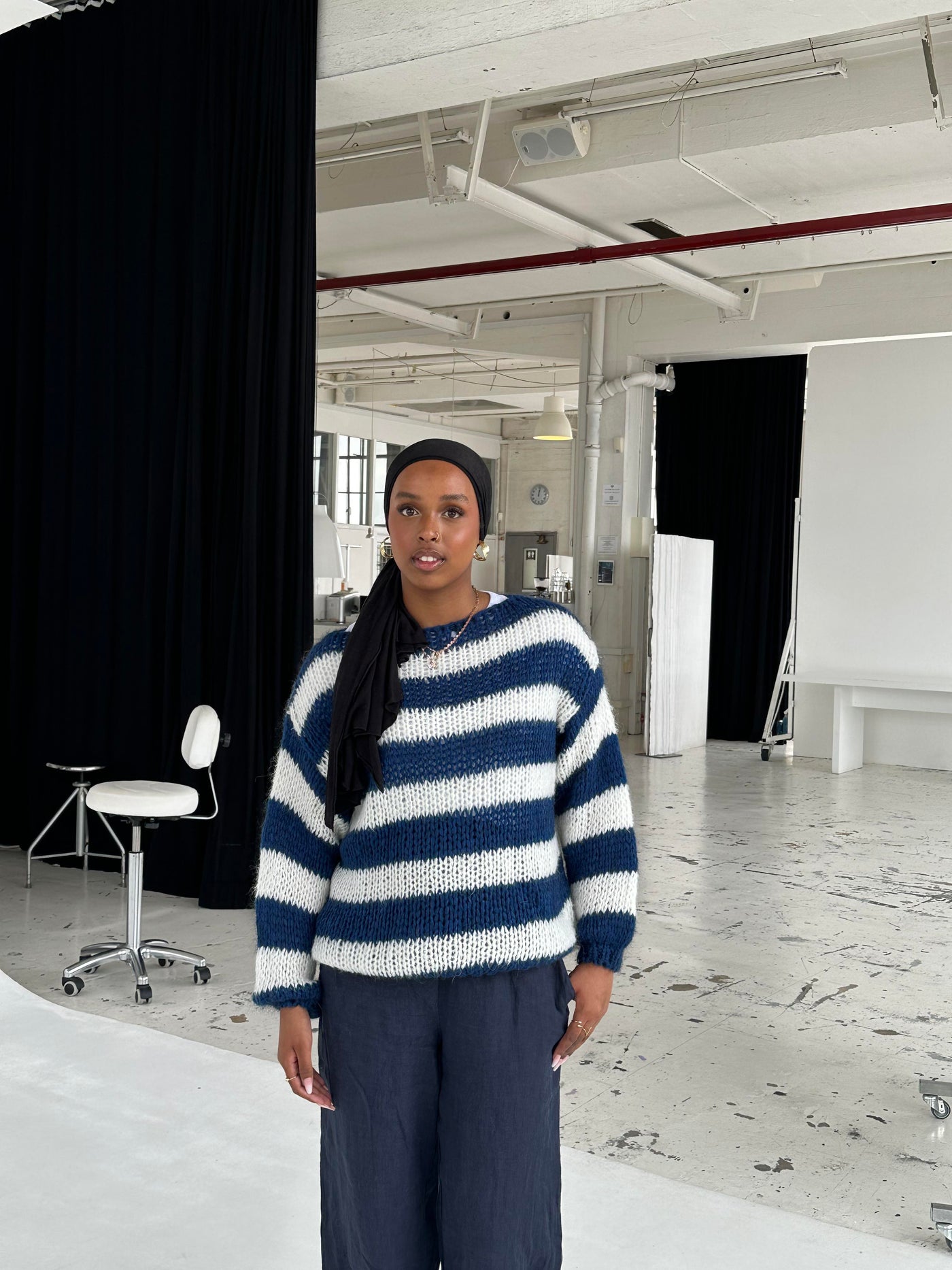 Bonafita Liana | Liana Pull en Tricot à Rayures – Confort Douillet et Élégance Décontractée