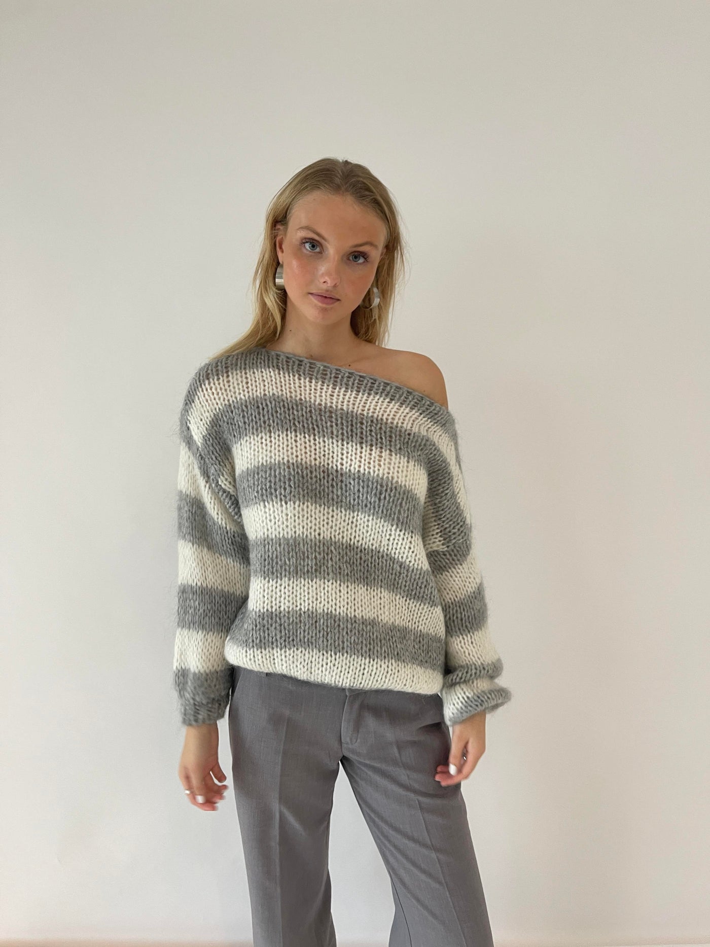 Bonafita Liana | Liana Pull en Tricot à Rayures – Confort Douillet et Élégance Décontractée