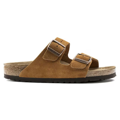 Arizona Suède | Sandales Cuir Velours Lit de Pied Souple – Confort Anatomique Décontracté
