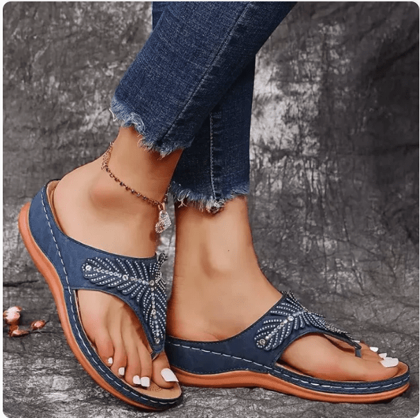 Sandales Orthopédiques Rona – Confort et soutien avec style décontracté