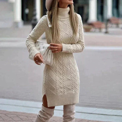 Robe en Tricot Élégante pour l'Hiver – Confort et Style Intemporel