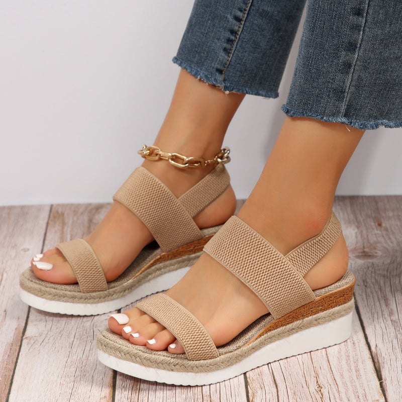 Sandales Elliana à Bride de Cheville Extensible – Confort et style tout au long de la journée