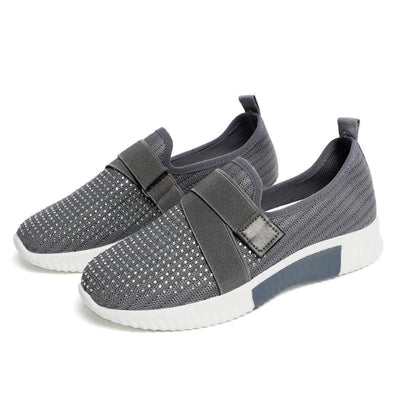 Baskets Slip-On Femme avec Velcro – Confort & Style au Quotidien