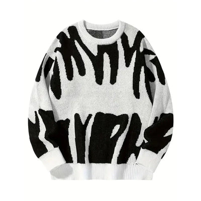 Mika Roelof Pull Homme Col Rond – Style Moderne et Confort Optimal pour l'Hiver