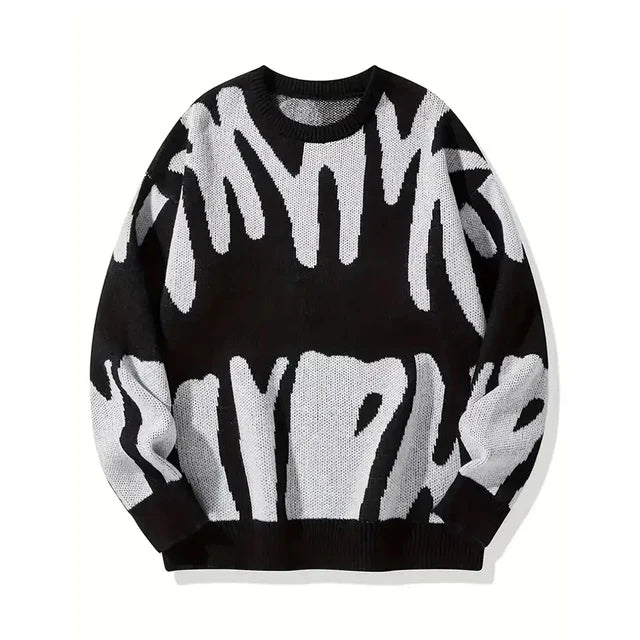 Mika Roelof Pull Homme Col Rond – Style Moderne et Confort Optimal pour l'Hiver