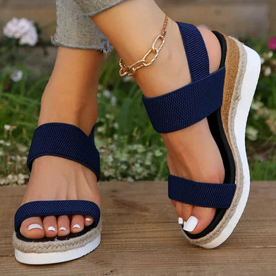 Sandales Elliana à Bride de Cheville Extensible – Confort et style tout au long de la journée