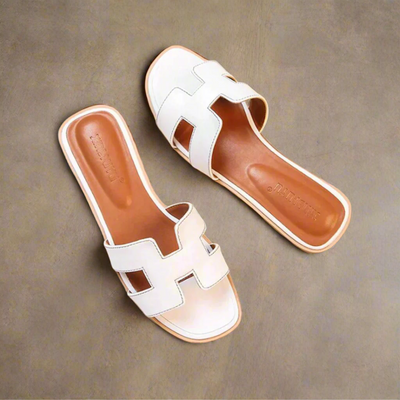 H Sandals Femme | Mules d’Été Élégantes en Cuir PU