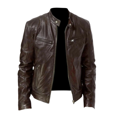 Wilhelm Veste en Cuir Premium pour Homme – Élégance et Confort en Cuir Véritable