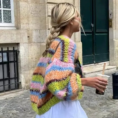Bridget Pull à Manches Bouffantes – Élégance et chaleur pour l’hiver