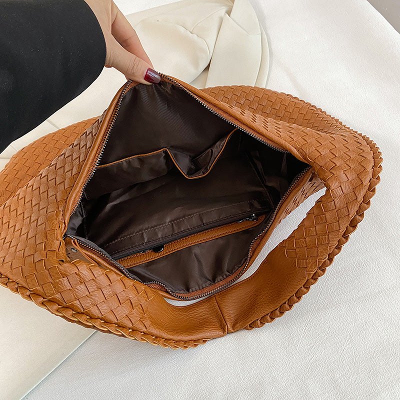 Sac à Bandoulière Margo Woven – Élégance intemporelle et praticité au quotidien