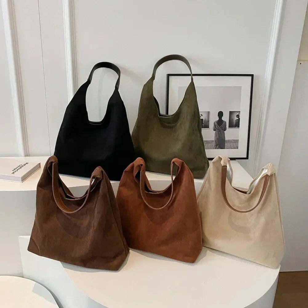 Sac à bandoulière Elora en daim – Élégance et raffinement au quotidien