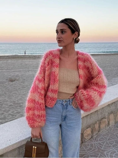 Bridget Pull à Manches Bouffantes – Élégance et chaleur pour l’hiver