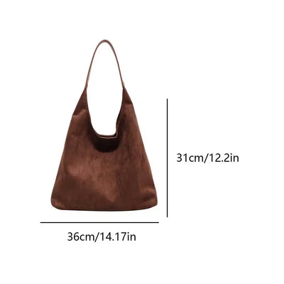Sac à bandoulière Elora en daim – Élégance et raffinement au quotidien