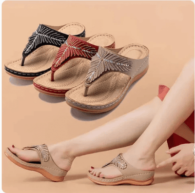 Sandales Orthopédiques Rona – Confort et soutien avec style décontracté