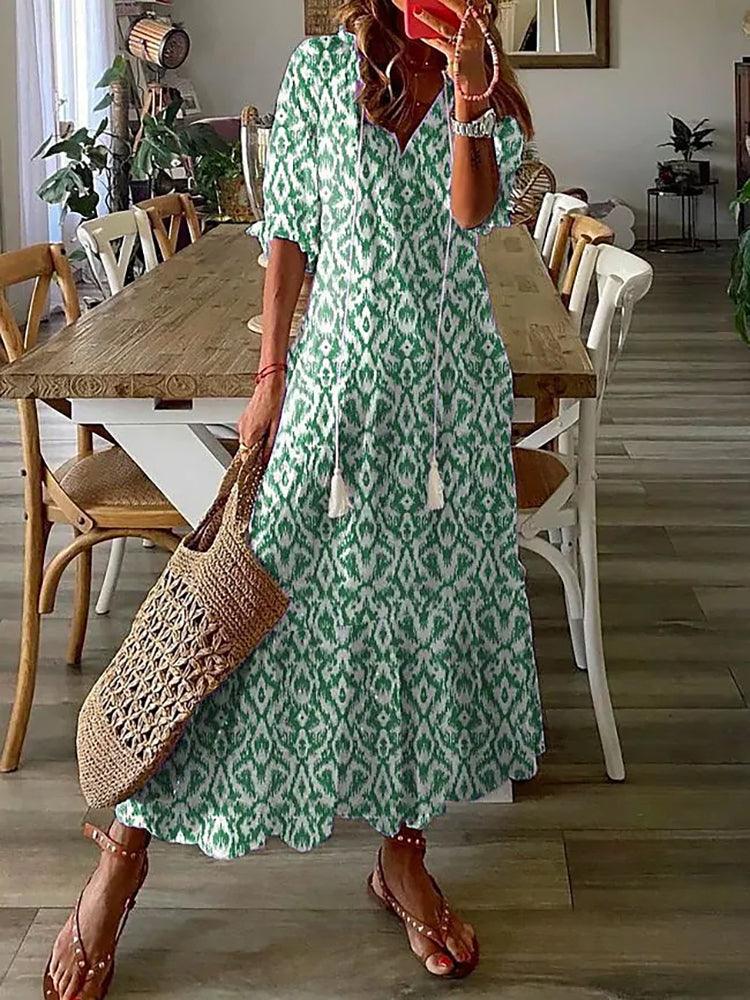 RUBY | Robe Longue d'Été Légère – Élégance et Confort pour les Journées ensoleillées