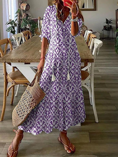 RUBY | Robe Longue d'Été Légère – Élégance et Confort pour les Journées ensoleillées