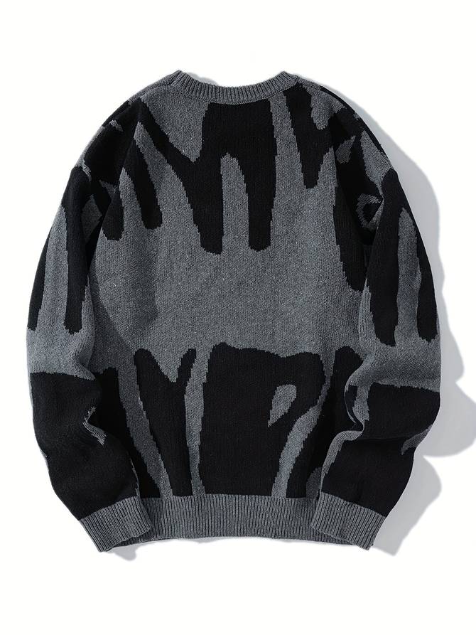 Mika Roelof Pull Homme Col Rond – Style Moderne et Confort Optimal pour l'Hiver