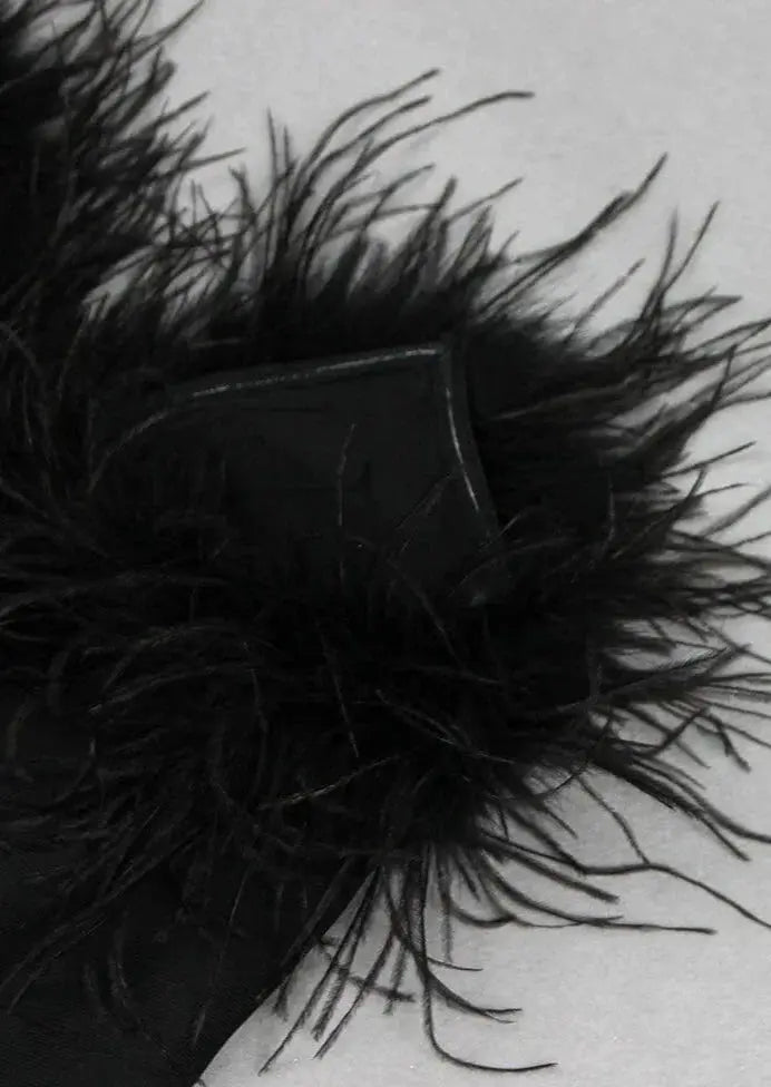 Alessandra Robe Mini – Élégance noire onyx pour une allure inoubliable