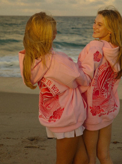 Abigail Sweat à Capuche – Style décontracté avec broderie tropicale unique