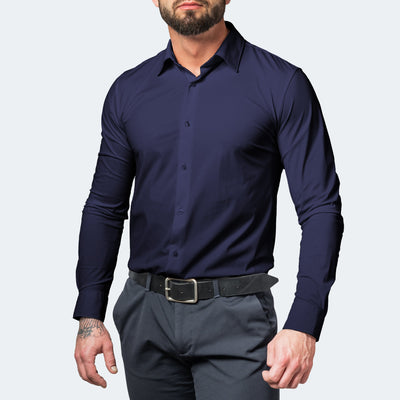 Alexander Chemise Extensible – Élégance sans faux plis pour un style impeccable