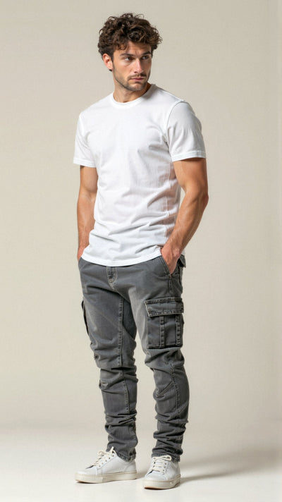 Casper Cargo-Jeans – Confort stretch et style moderne avec poches fonctionnelles