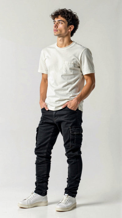 Casper Cargo-Jeans – Confort stretch et style moderne avec poches fonctionnelles