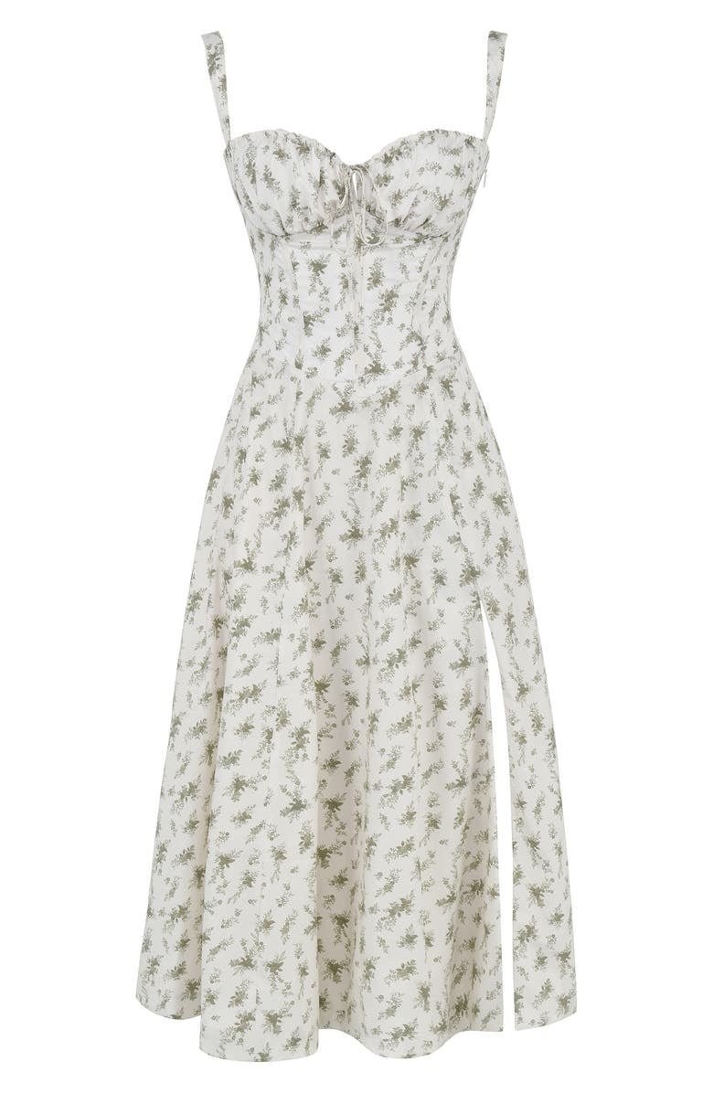 Kiana Robe Midi Corset – Silhouette élégante et coupe fluide pour toutes occasions