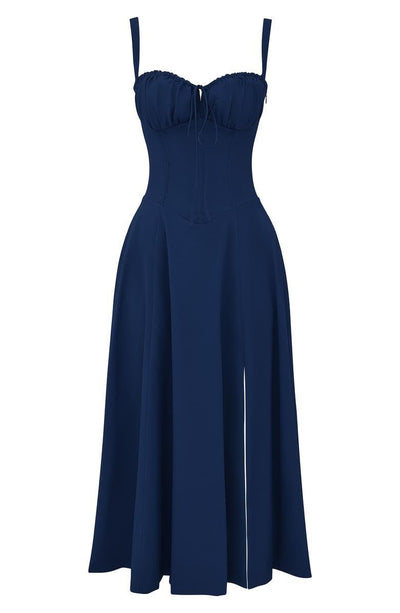 Kiana Robe Midi Corset – Silhouette élégante et coupe fluide pour toutes occasions