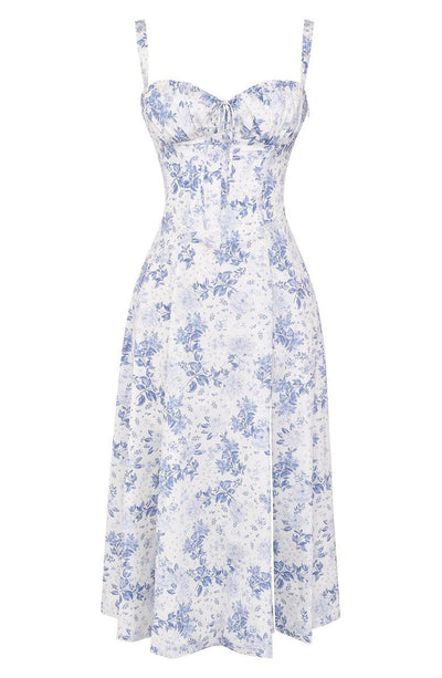 Kiana Robe Midi Corset – Silhouette élégante et coupe fluide pour toutes occasions