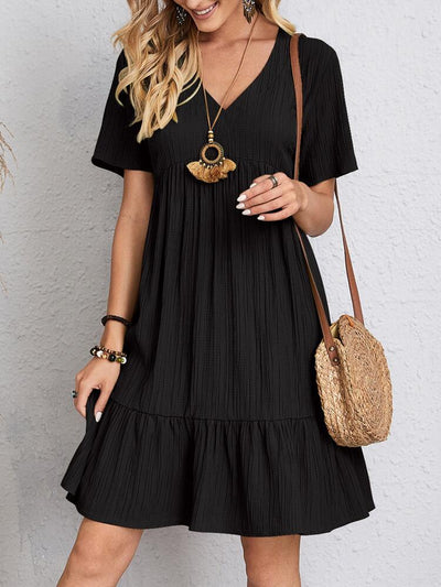 Robe Phoebe Plissée – Confort décontracté et style aérien pour tous les jours