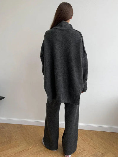 Astrid Ensemble en Maille – Élégance décontractée et confort absolu