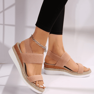 Sandales Elliana à Bride de Cheville Extensible – Confort et style tout au long de la journée